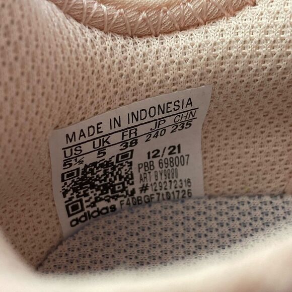 adidas X_PLR J 'Icey Pink' sneaker shoes Youths size 5.5 (Y5.5) new without box - Picture 9 of 11